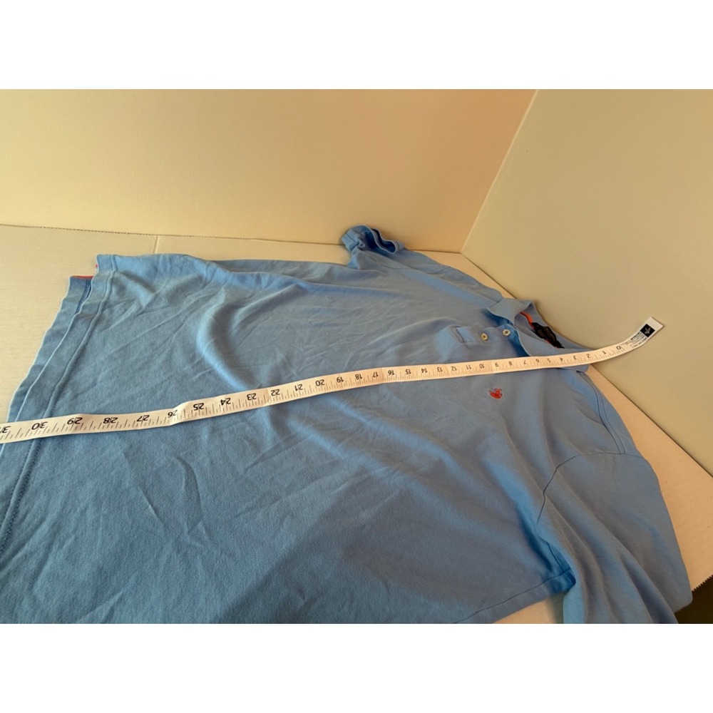 U.S. Polo Assn. Luxury Feel Light Blue Polo Shirt Short Sleeves Large Men's - Picture 6 of 9